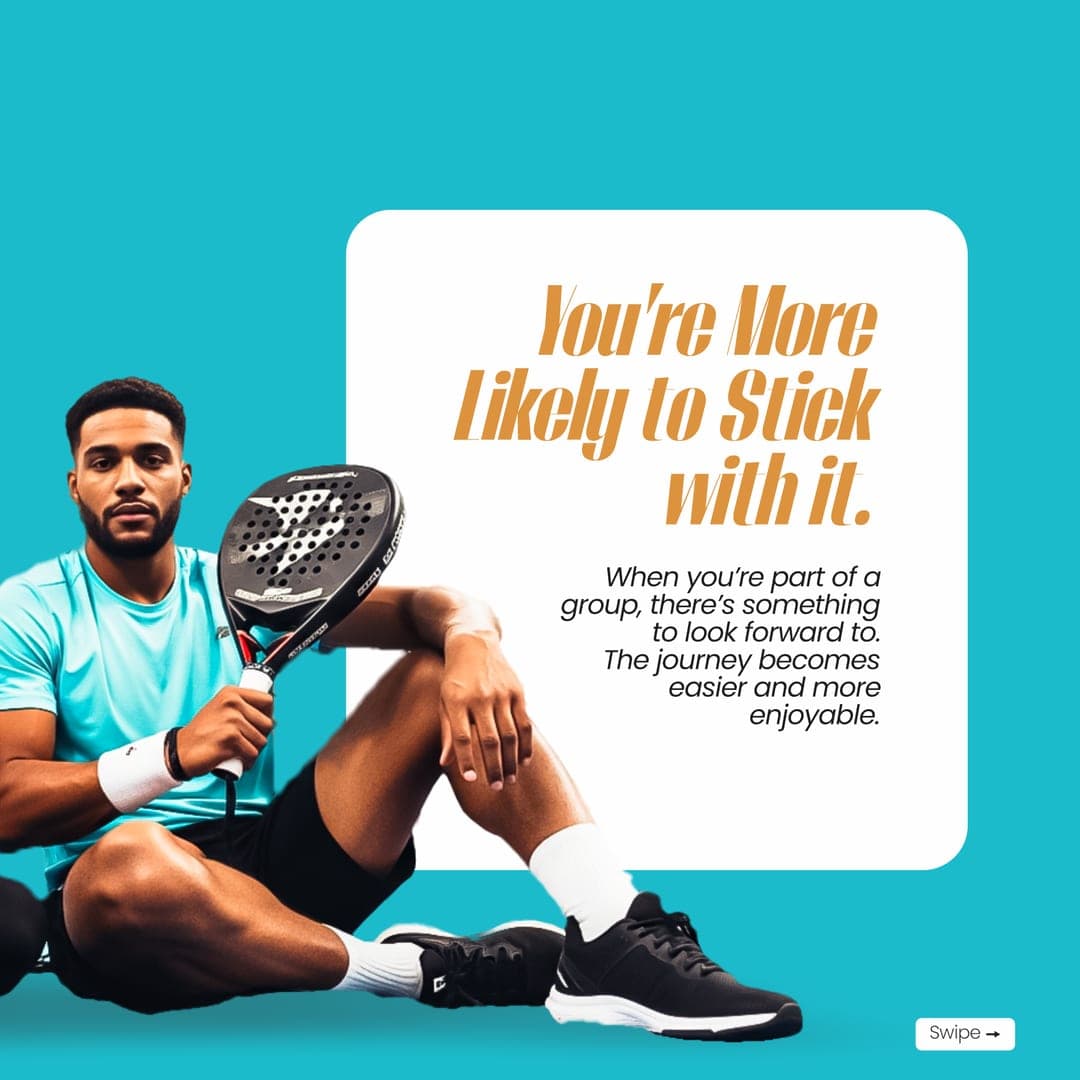 You're more likely to stick with it