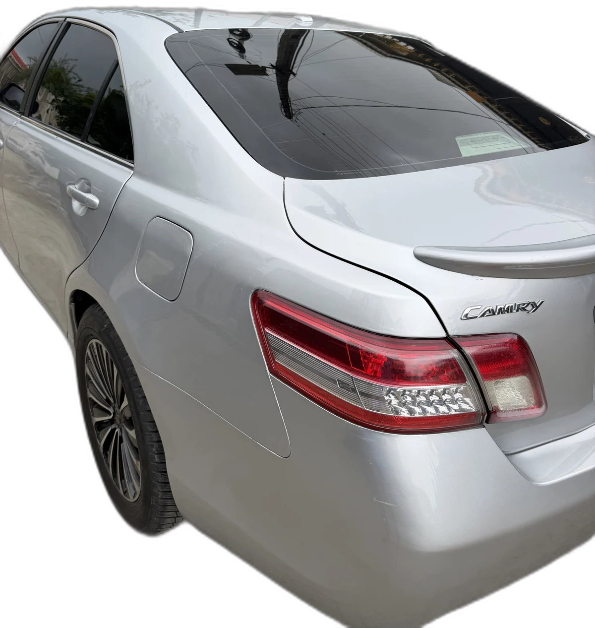 The car for the Cotonou Getaway, rear view